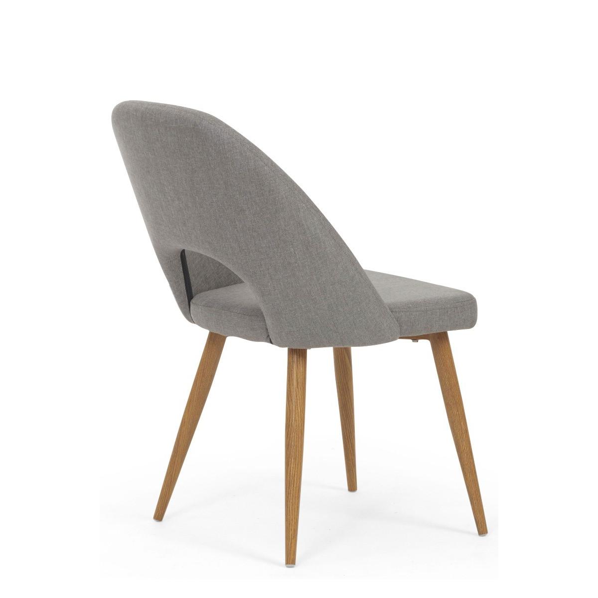 Halifax Grey Fabric Dining Chairs - Grey – image 7