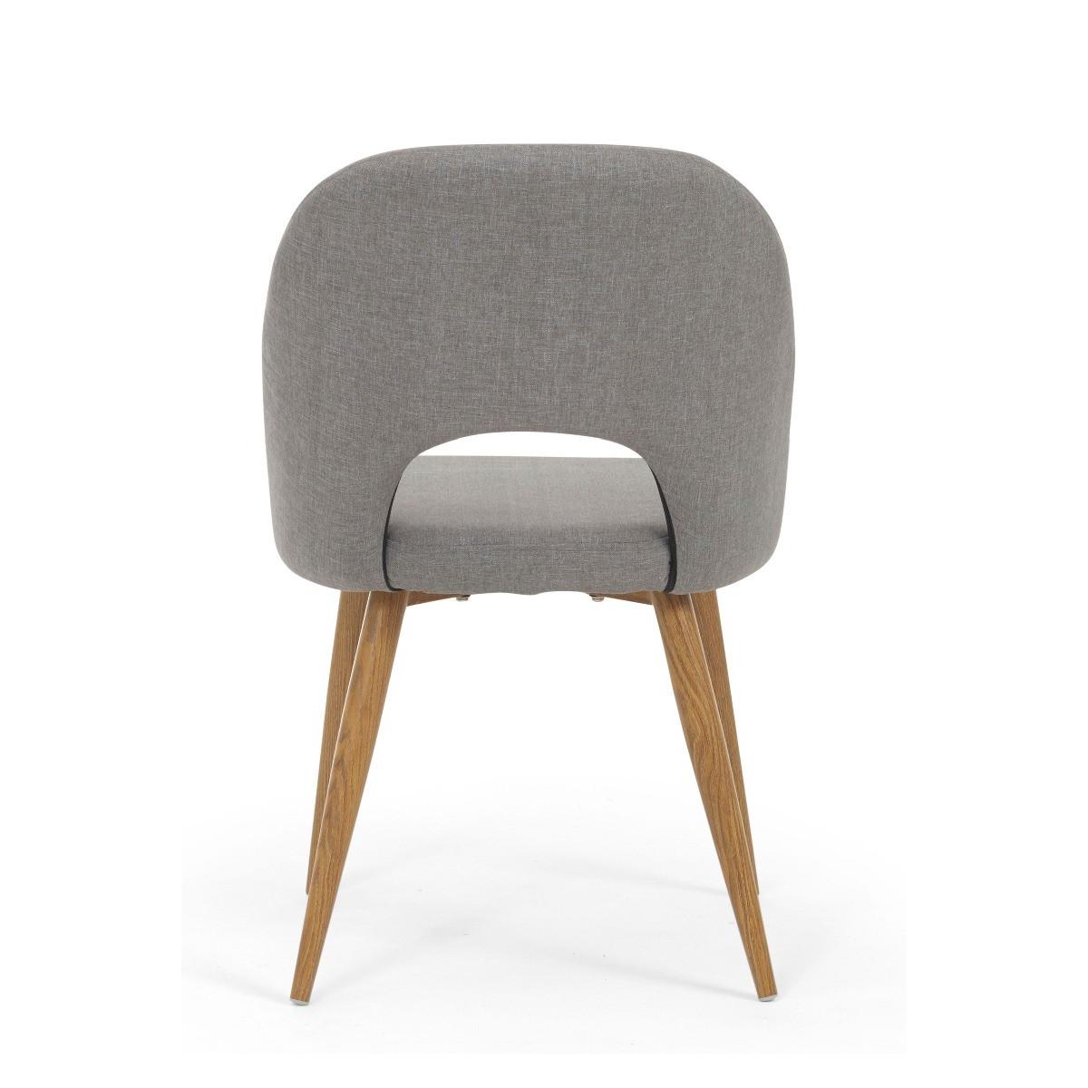 Halifax Grey Fabric Dining Chairs - Grey – image 9