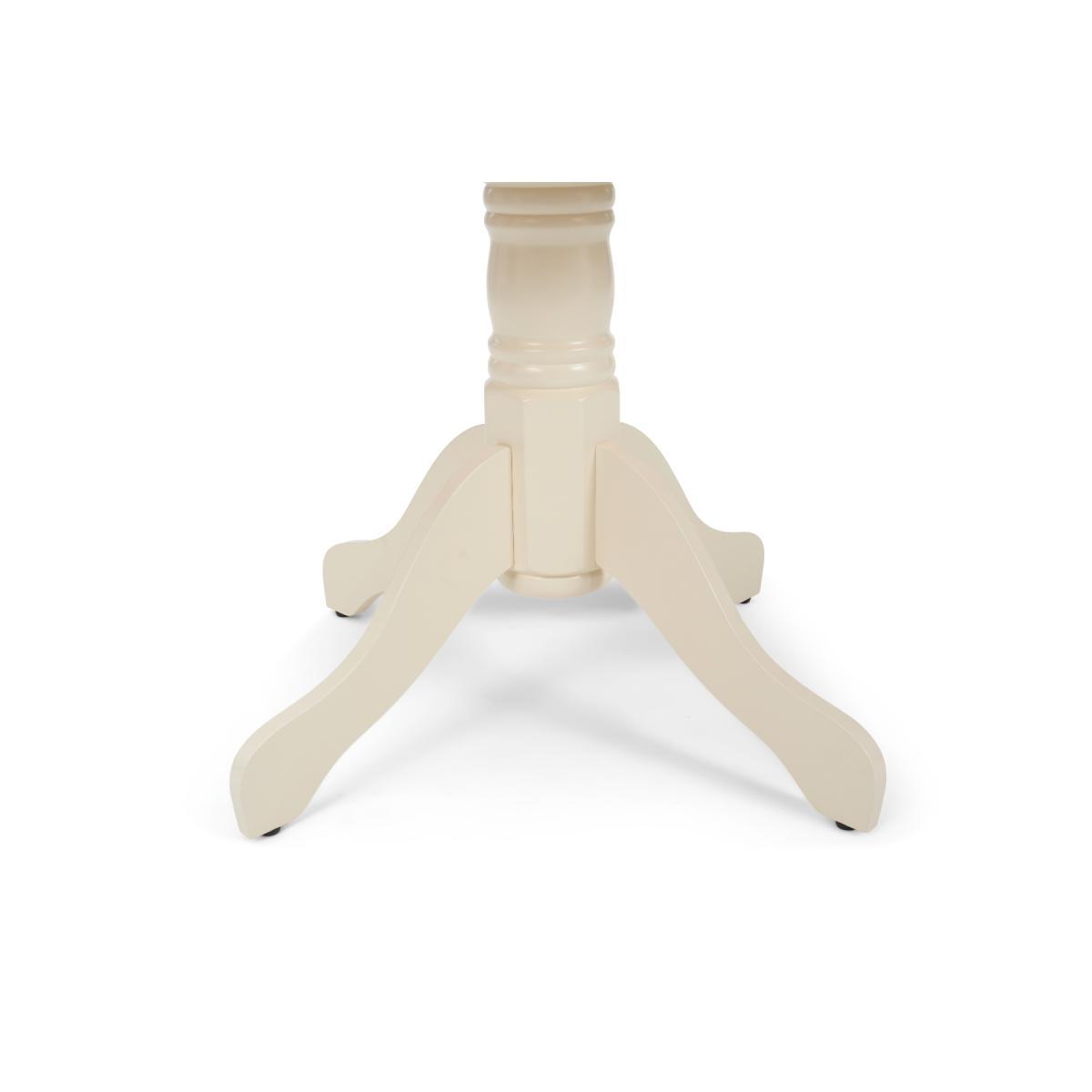 Epsom 90cm Oak and Cream Dining Table with Chairs - Cream, 2 Chairs – image 11