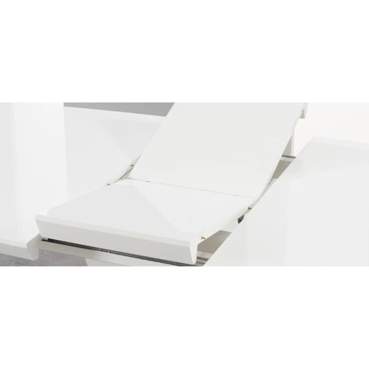 Malaga 180cm White High Gloss Extending Dining Table with Malaga Chairs – image 12