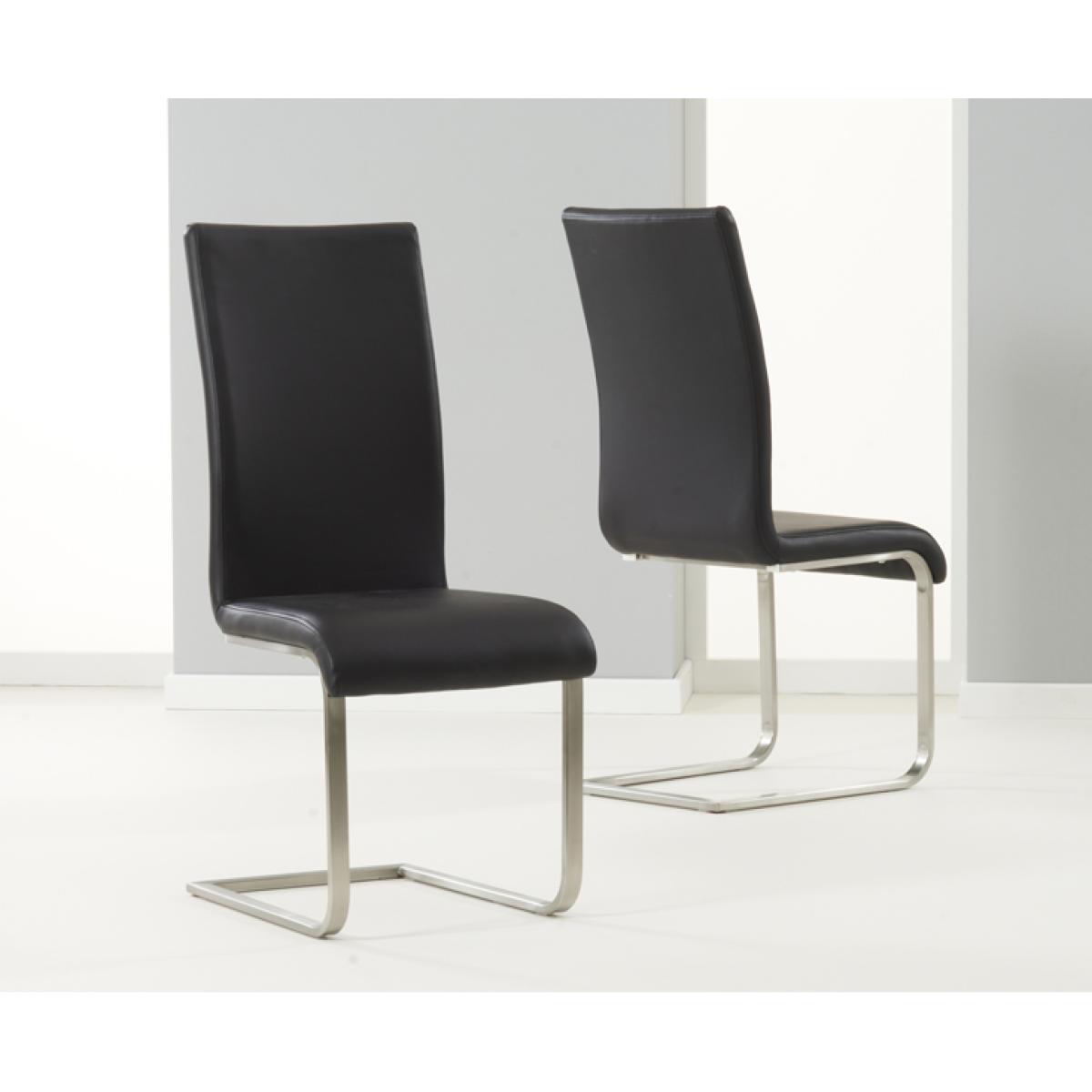 Serena 160cm White High Gloss Dining Table with Malaga Chairs – image 9