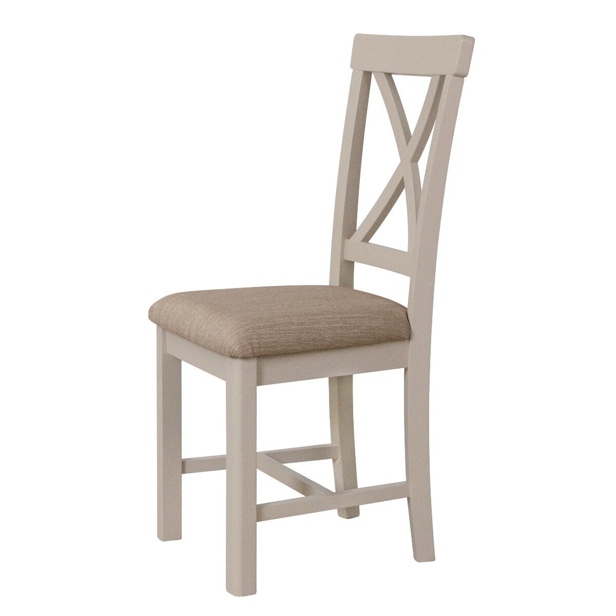 Cole Truffle Grey Fabric Dining Chairs – image 3