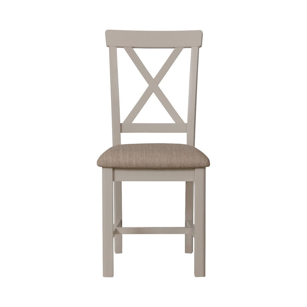 Cole Truffle Grey Fabric Dining Chairs – image 2