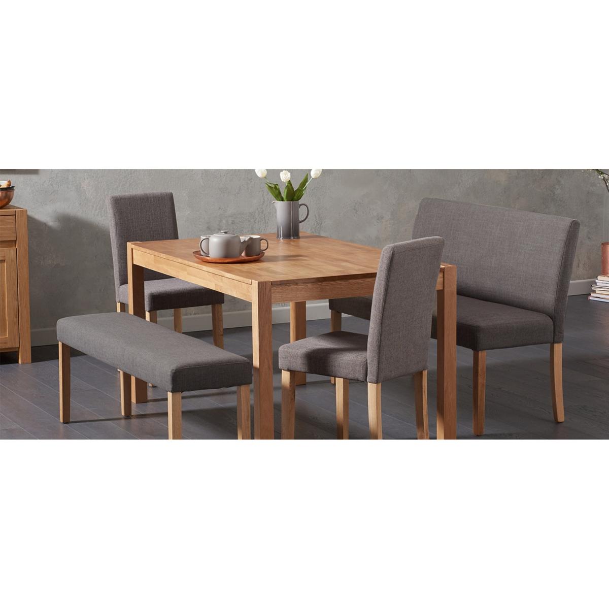 Mia Brown Fabric Dining Chairs - Brown – image 4
