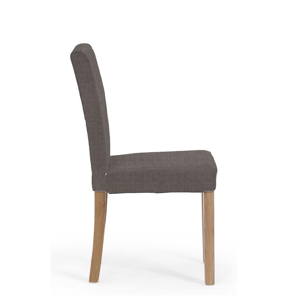 Mia Brown Fabric Dining Chairs - Brown – image 5