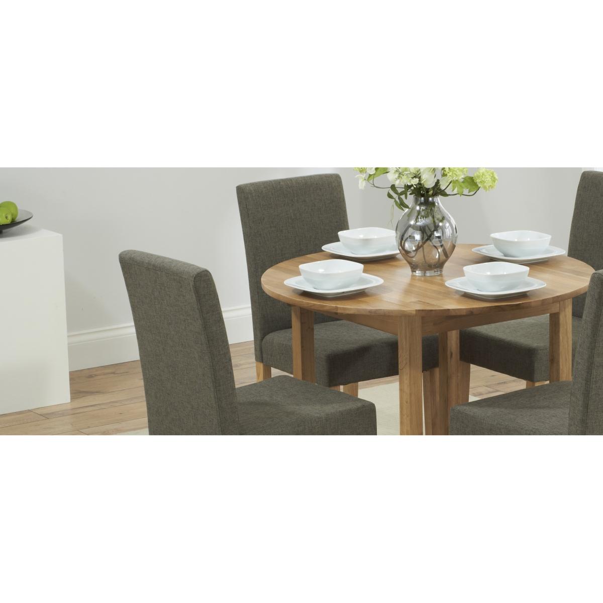 Mia Brown Fabric Dining Chairs - Brown – image 6
