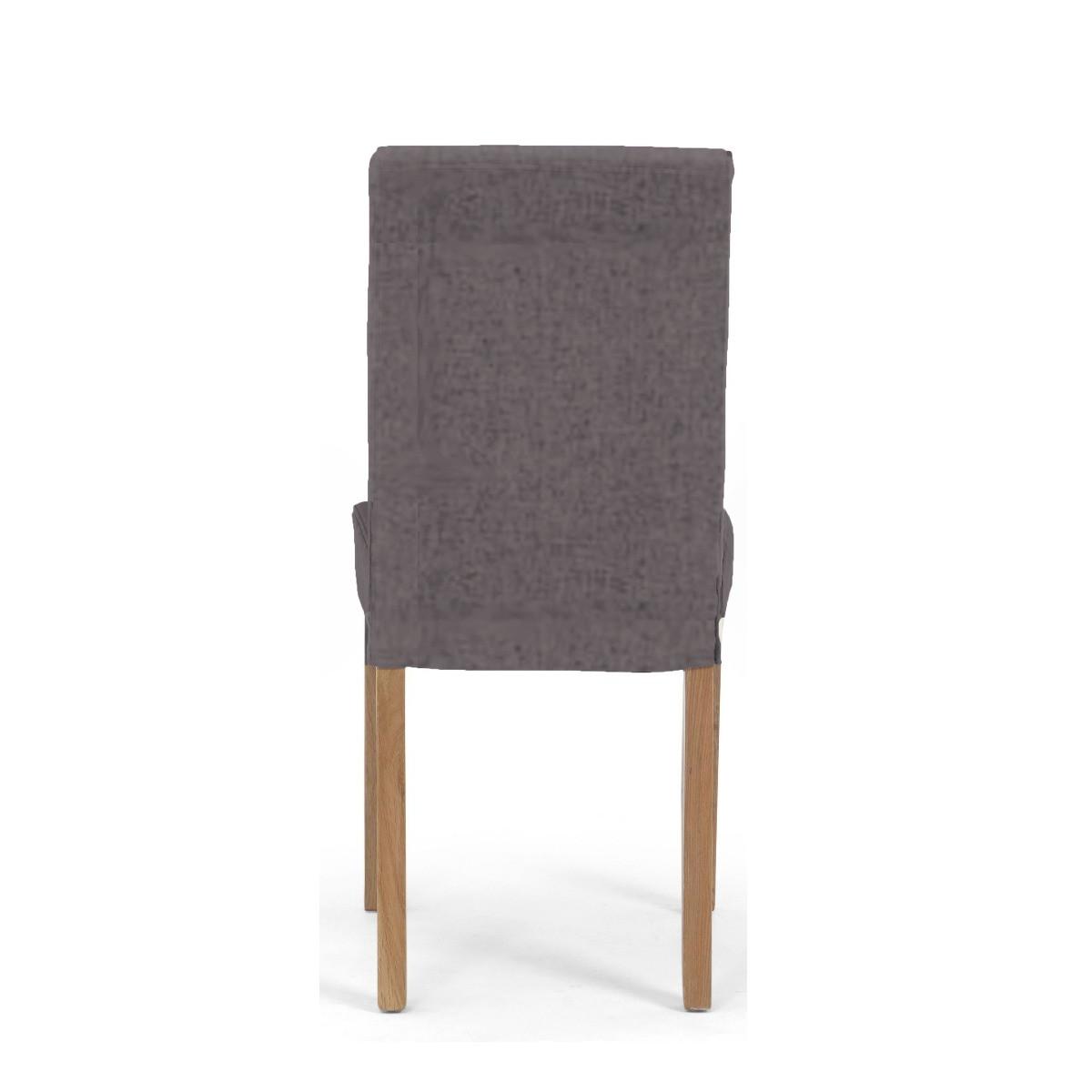 Mia Brown Fabric Dining Chairs - Brown – image 9