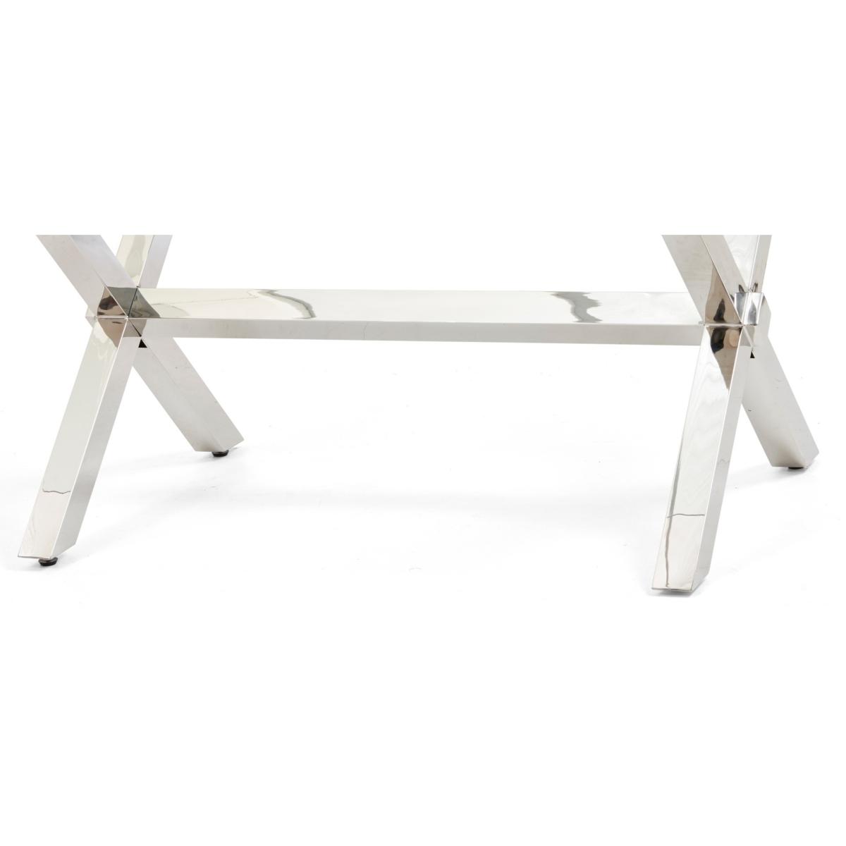 Renzo 200cm Glass Dining Table with Hampstead Z Chairs – image 10