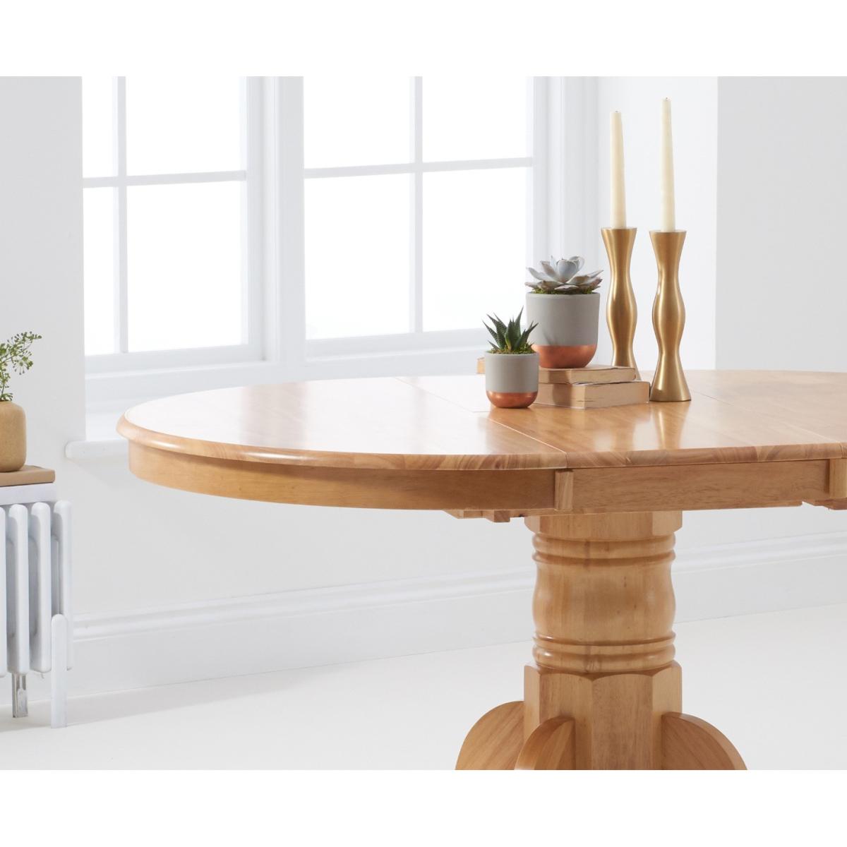 Epsom Pedestal Extending Dining Table with Claudia Fabric Chairs - Grey, 4 Chairs – image 6