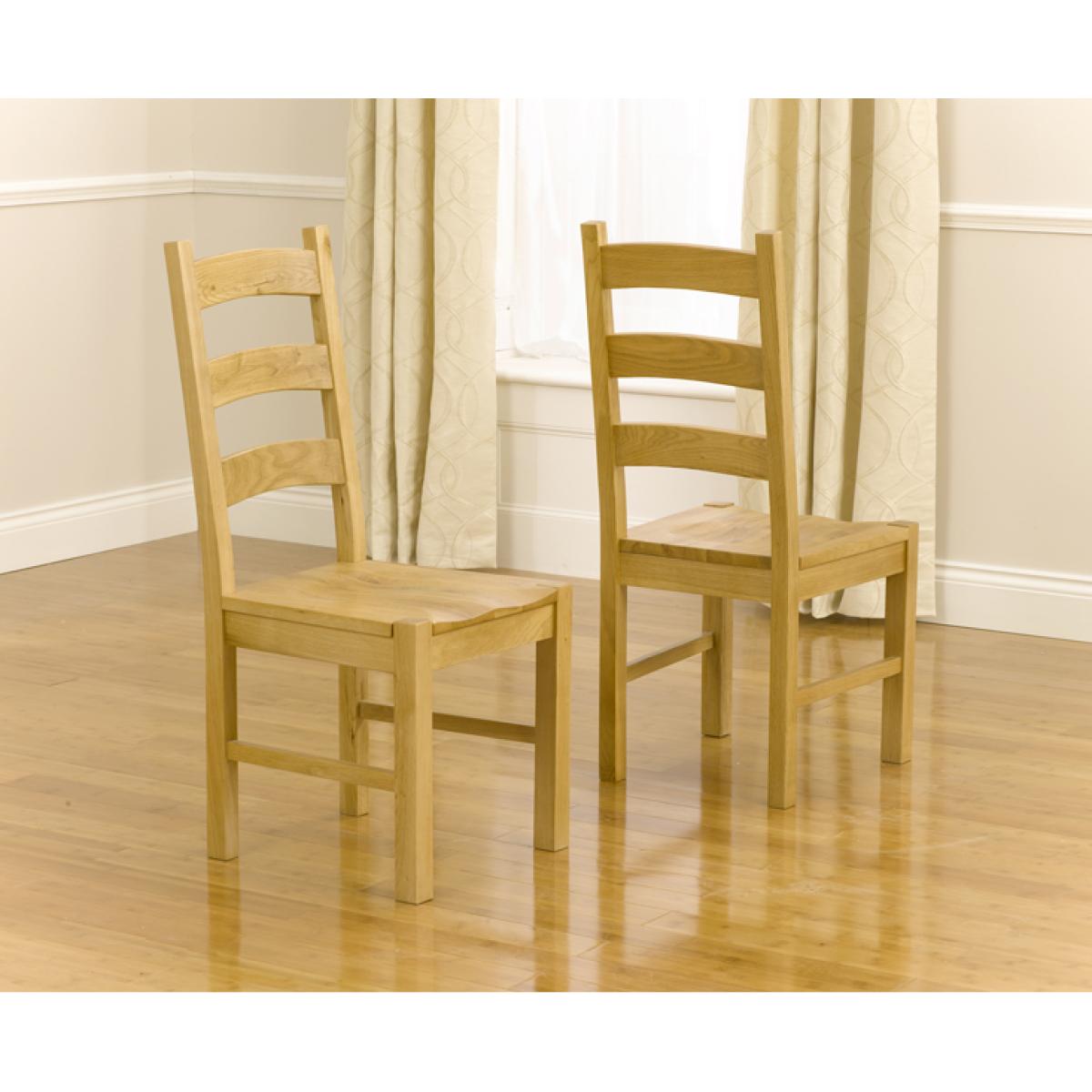 Normandy 220cm Solid Oak Extending Dining Table with Vermont Chairs - Grey, 6 Chairs – image 6