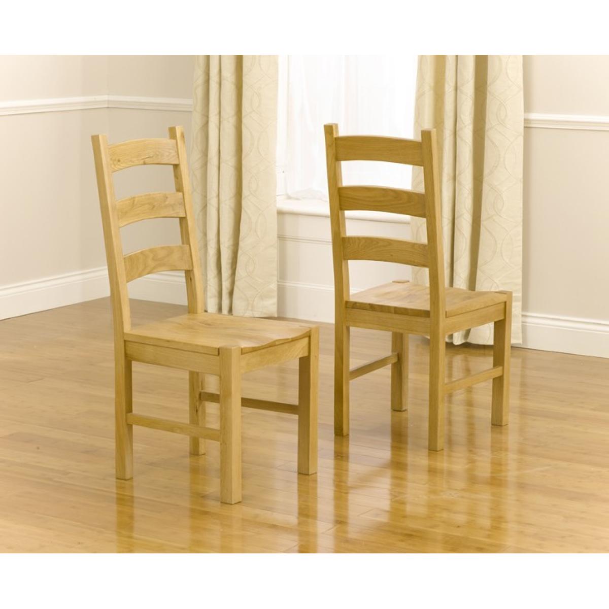 Normandy 120cm Solid Oak Extending Dining Table with Vermont Chairs - Timber, 4 Chairs – image 5