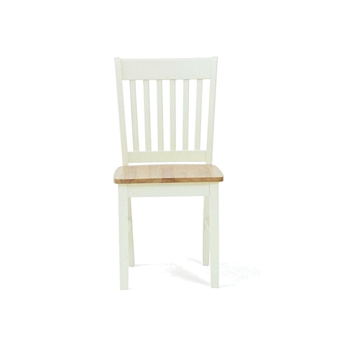 Ex-display Set of FOUR Amalfi Oak and Cream Dining Chairs