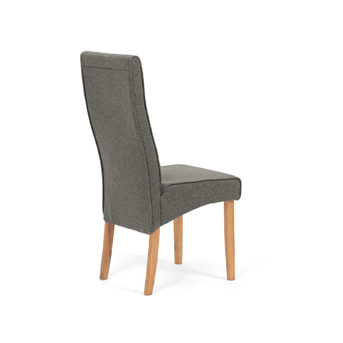 Maya Grey Fabric Dining Chairs – image 5