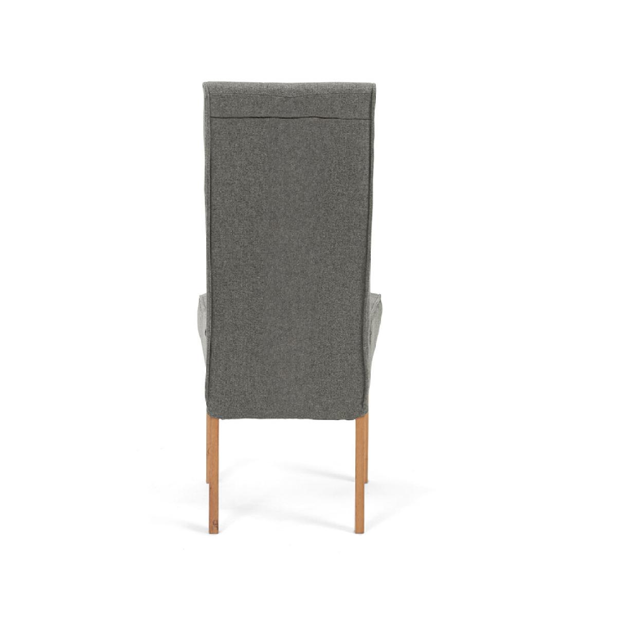 Maya Grey Fabric Dining Chairs – image 6