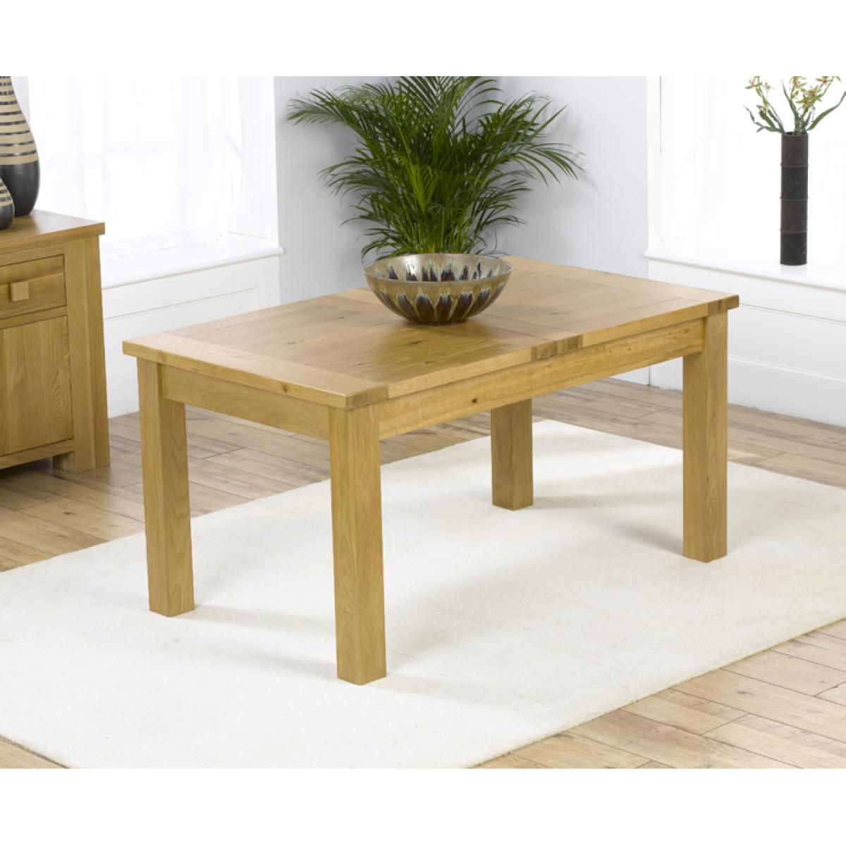 Normandy 120cm Solid Oak Extending Dining Table with Monaco Chairs – image 2