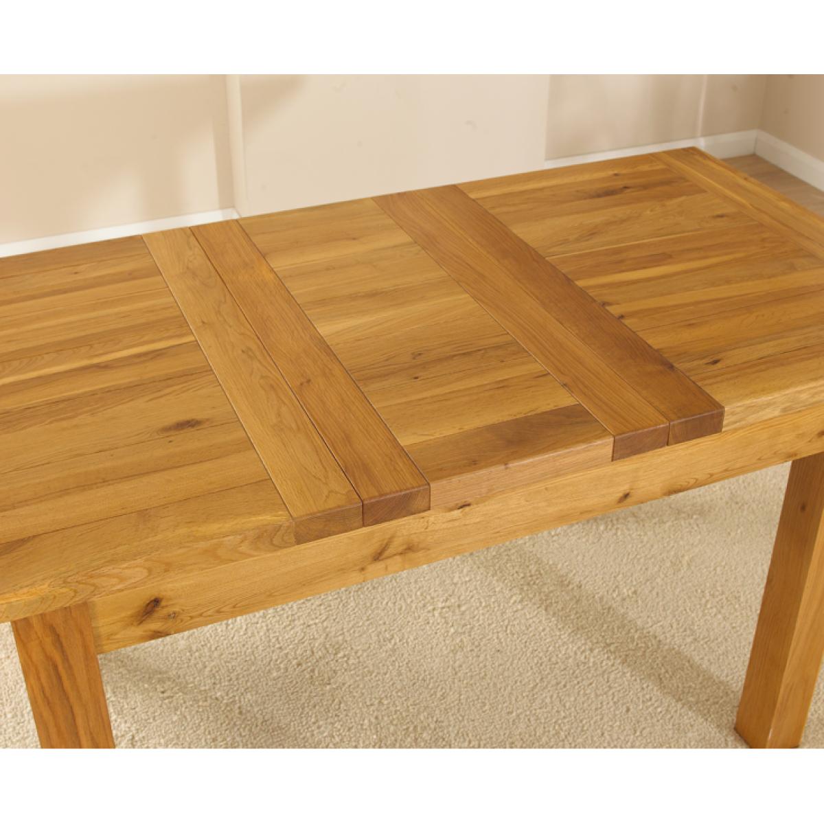 Normandy 120cm Solid Oak Extending Dining Table with Monaco Chairs – image 4