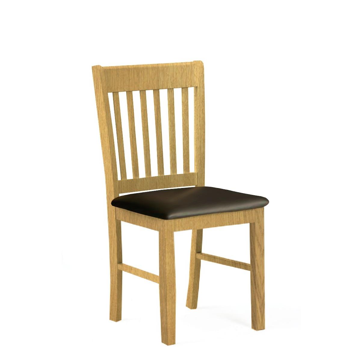 Amalfi Oak Dining Chairs - Brown – image 3