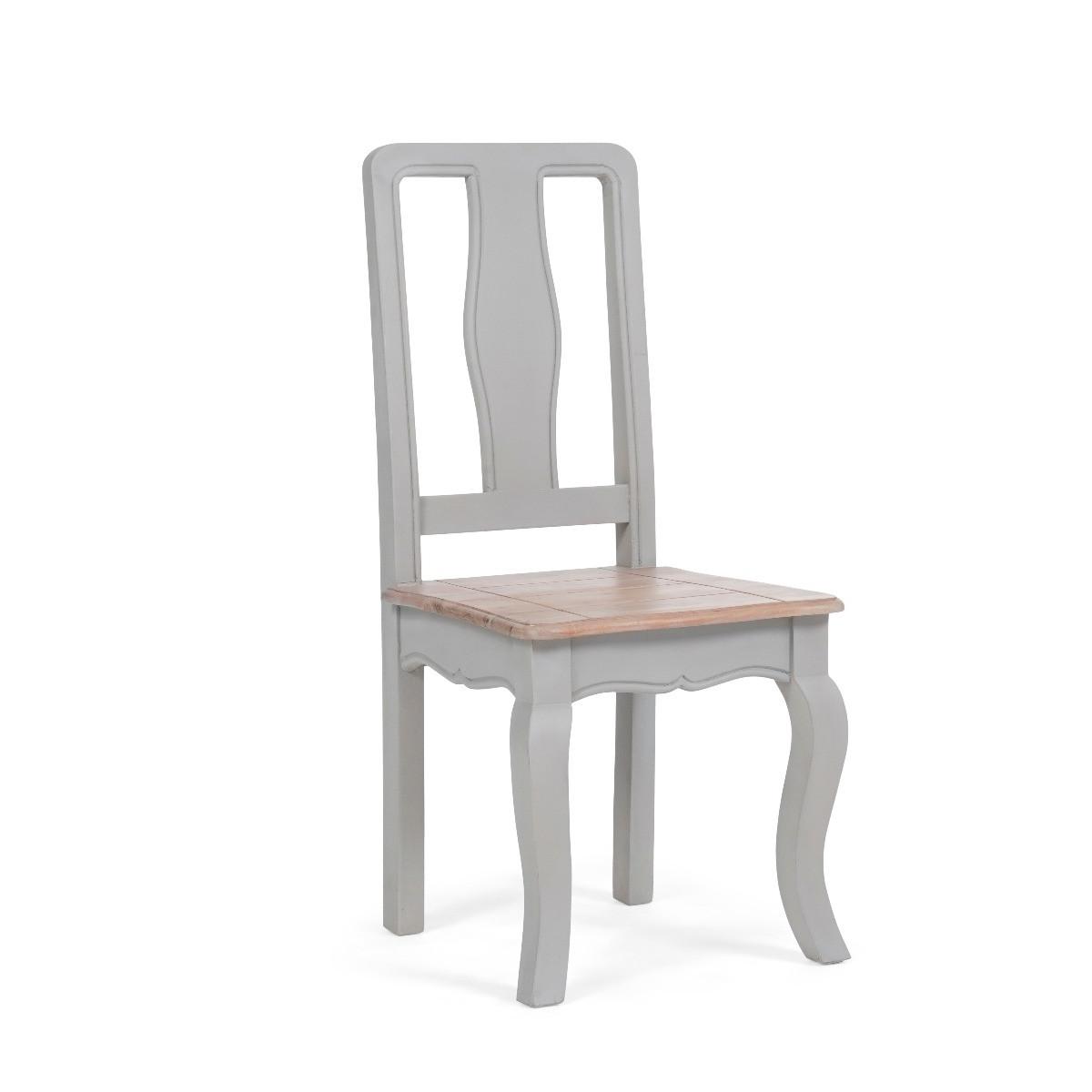 Parisian Grey Shabby Chic Dining Chairs - Grey – image 3
