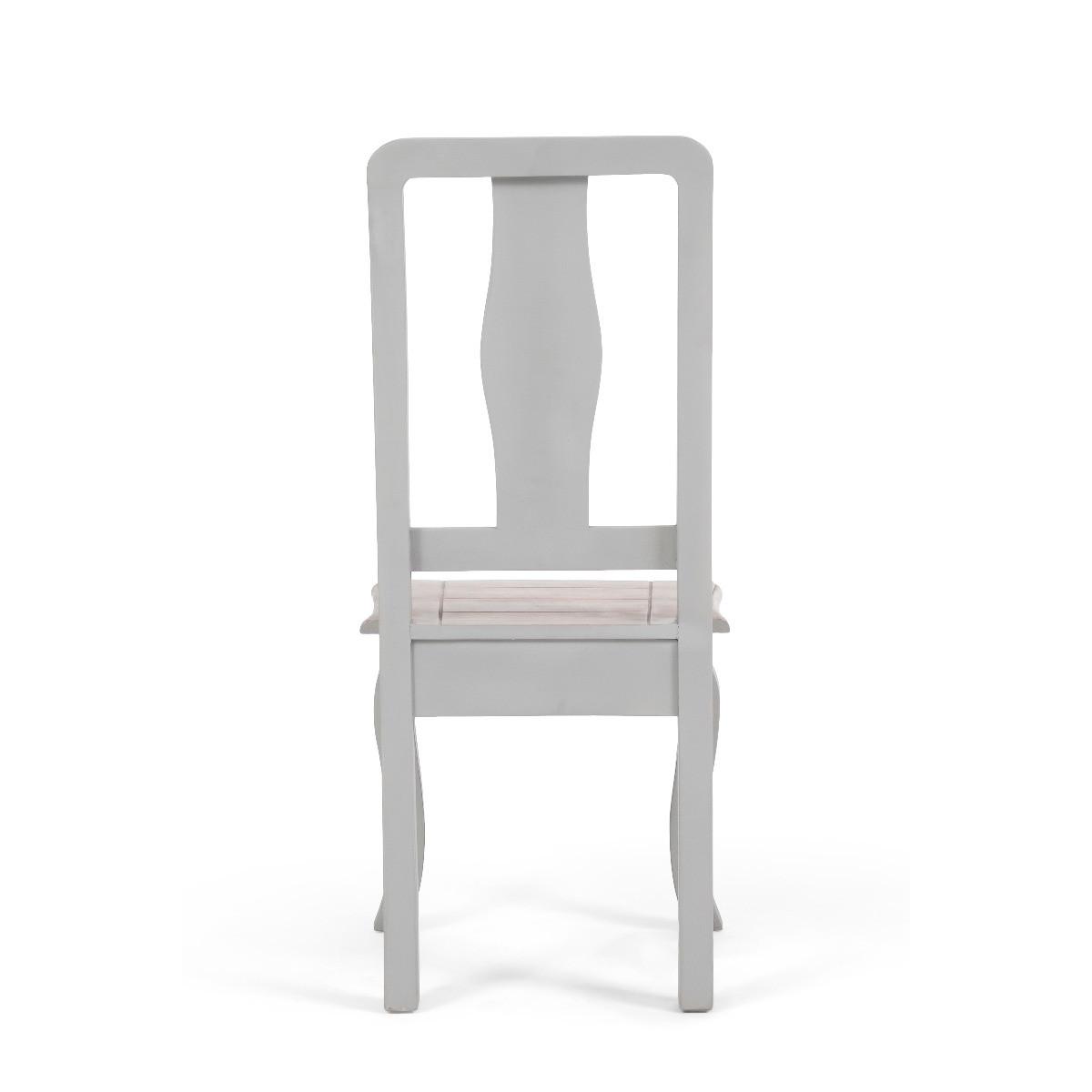 Parisian Grey Shabby Chic Dining Chairs - Grey – image 5