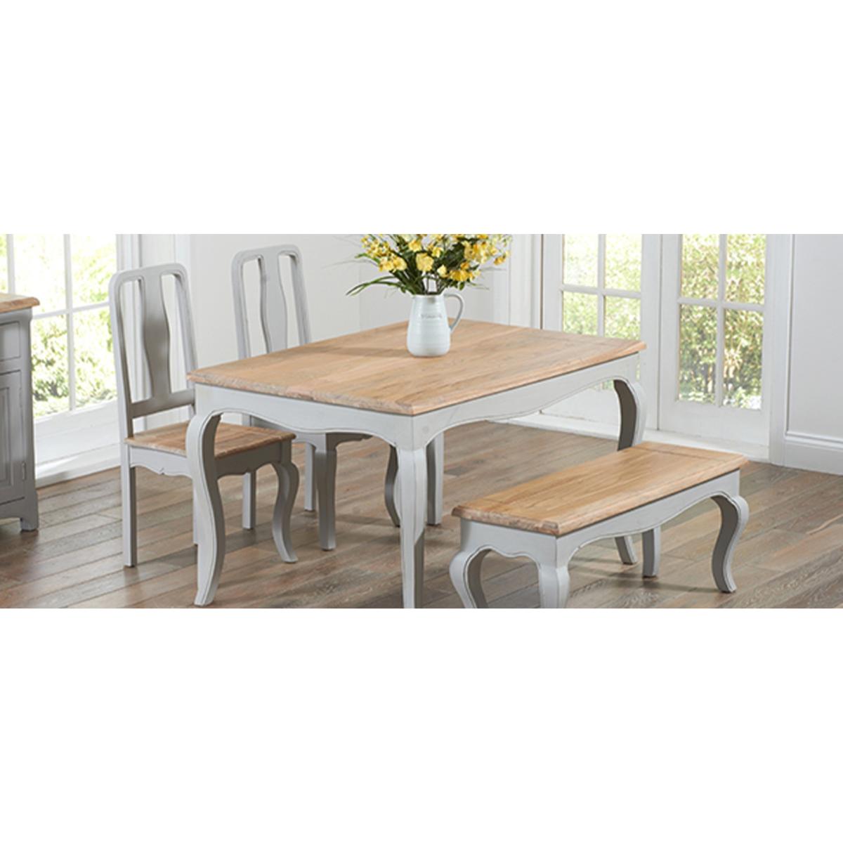 Parisian Grey Shabby Chic Dining Chairs - Grey – image 6