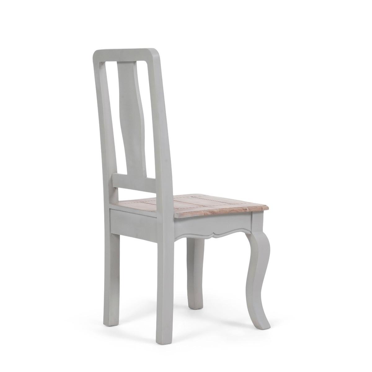 Parisian Grey Shabby Chic Dining Chairs - Grey – image 7