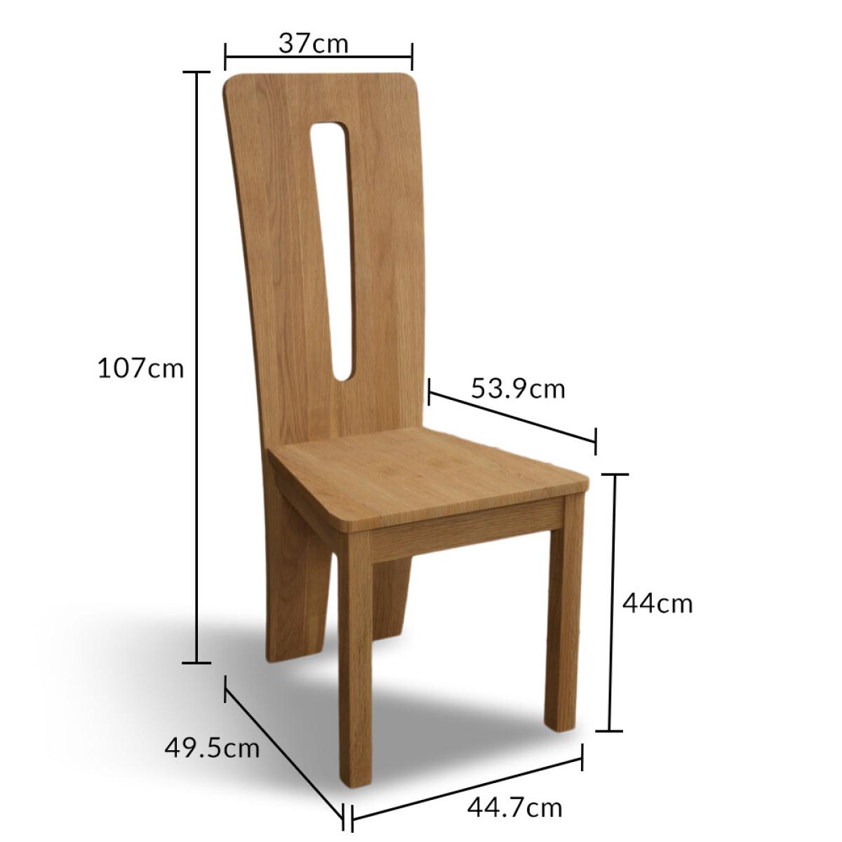 Oak Lucca Chairs – image 11