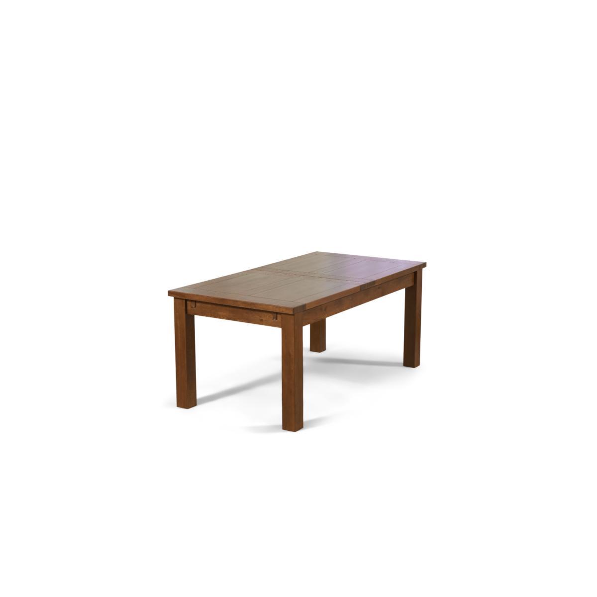 Normandy 150cm Dark Solid Oak Extending Dining Table with Knightsbridge Fabric Dark Oak Leg Chairs - Grey, 4 Chairs – image 14