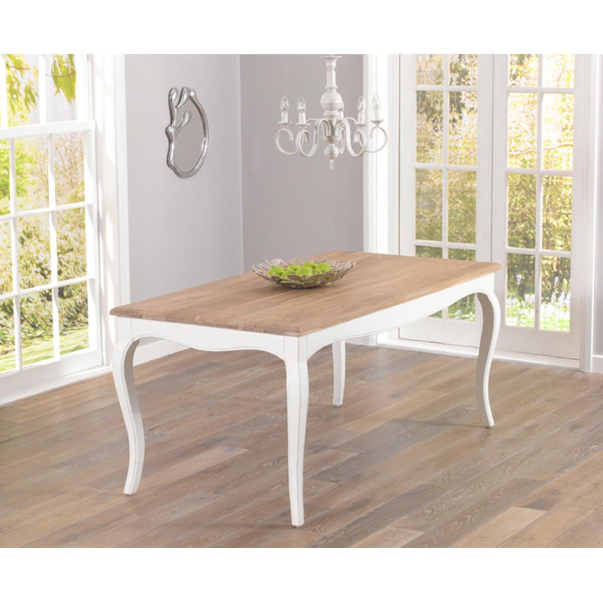 Parisian 175cm Shabby Chic Dining Table with Chairs and Benches - White, 2 Chairs – image 5