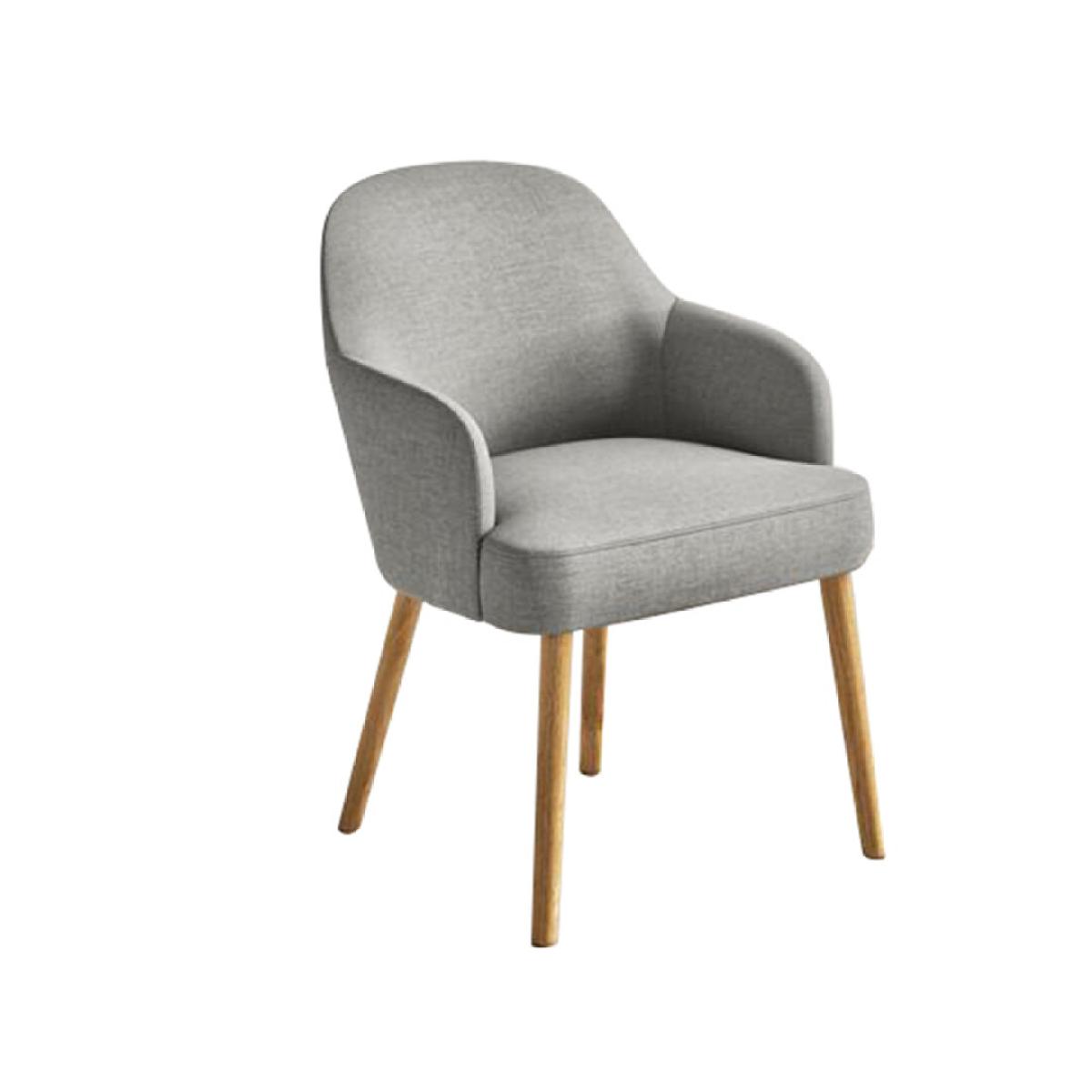 Oliver Light Grey Fabric Dining Chairs – image 5