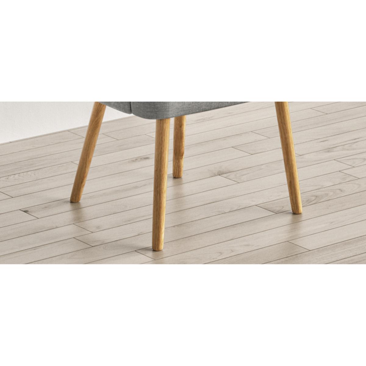 Oliver Light Grey Fabric Dining Chairs – image 8