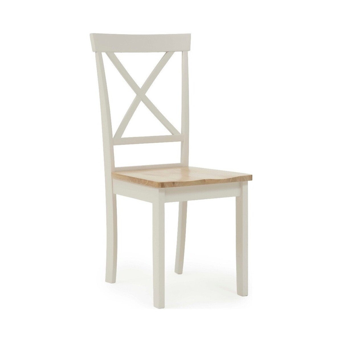 Epsom Oak and Cream Dining Chairs – image 1