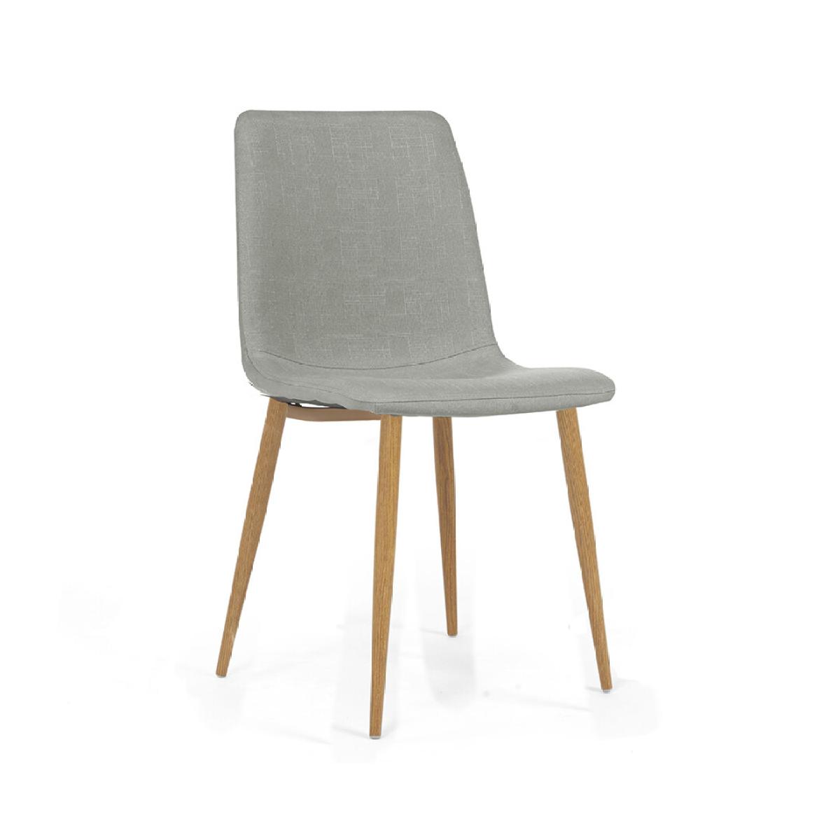 Astrid Grey Fabric Dining Chairs – image 3
