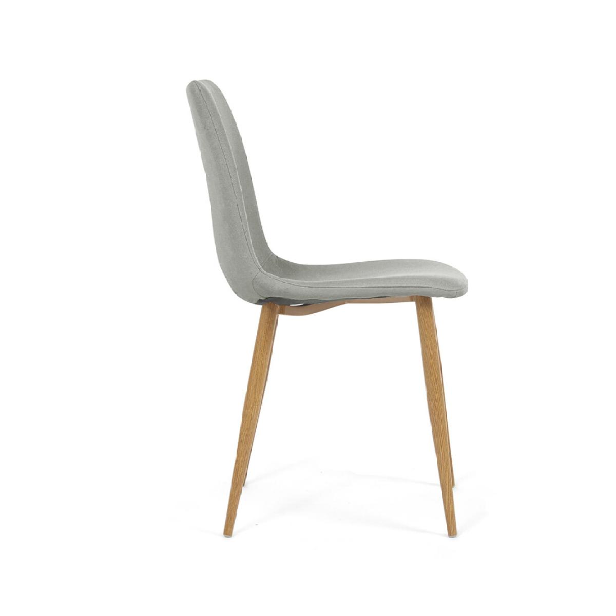 Astrid Grey Fabric Dining Chairs – image 4
