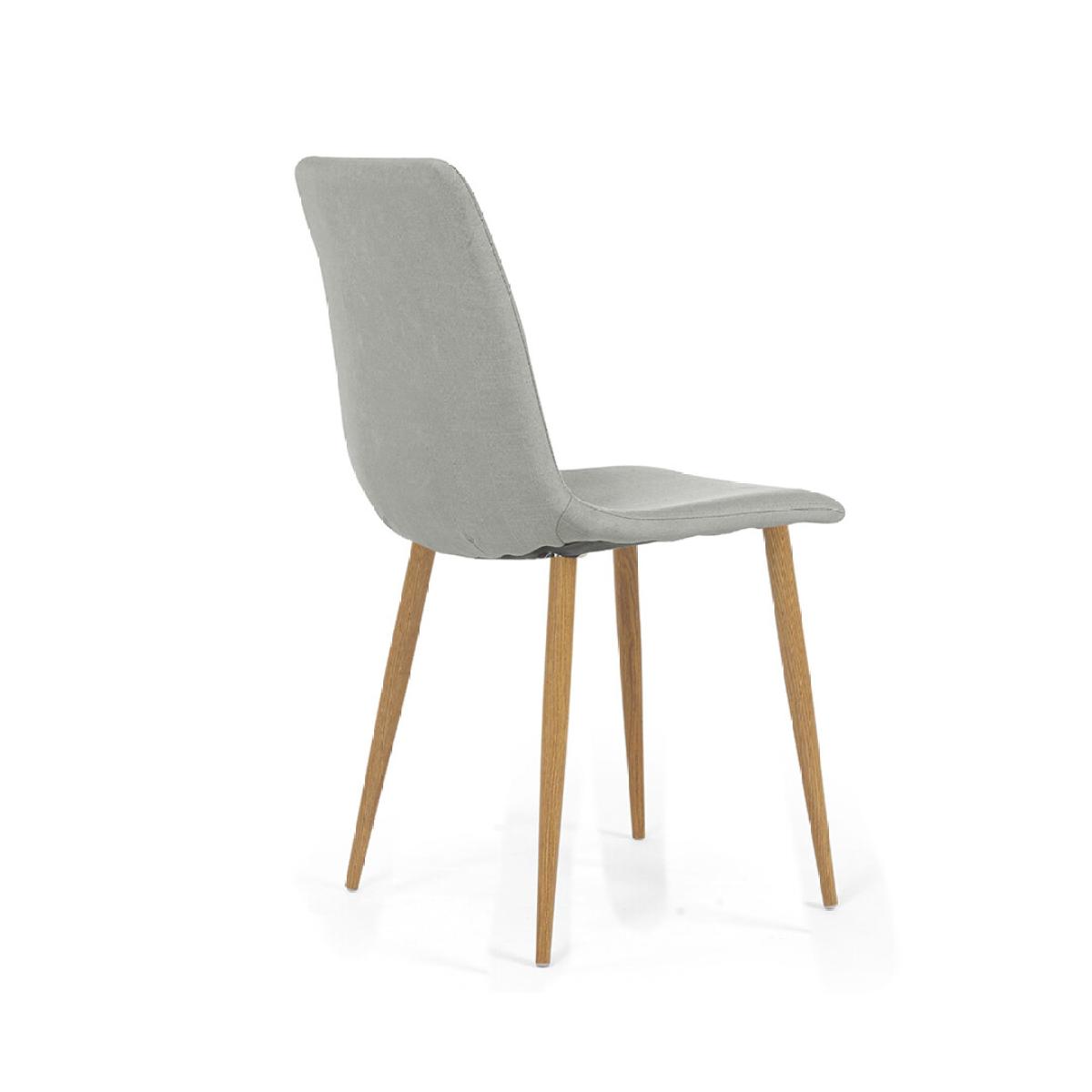 Astrid Grey Fabric Dining Chairs – image 5