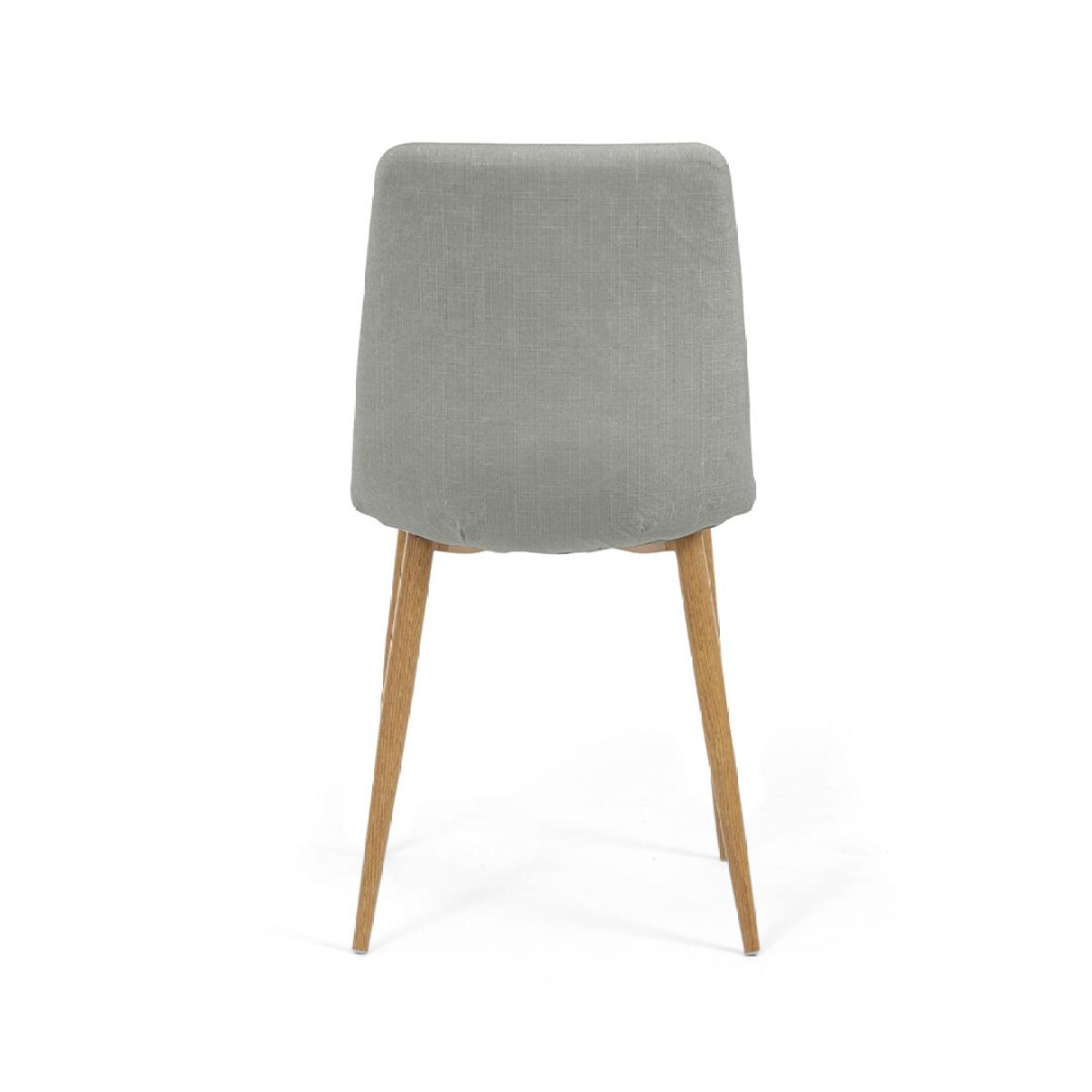 Astrid Grey Fabric Dining Chairs – image 6