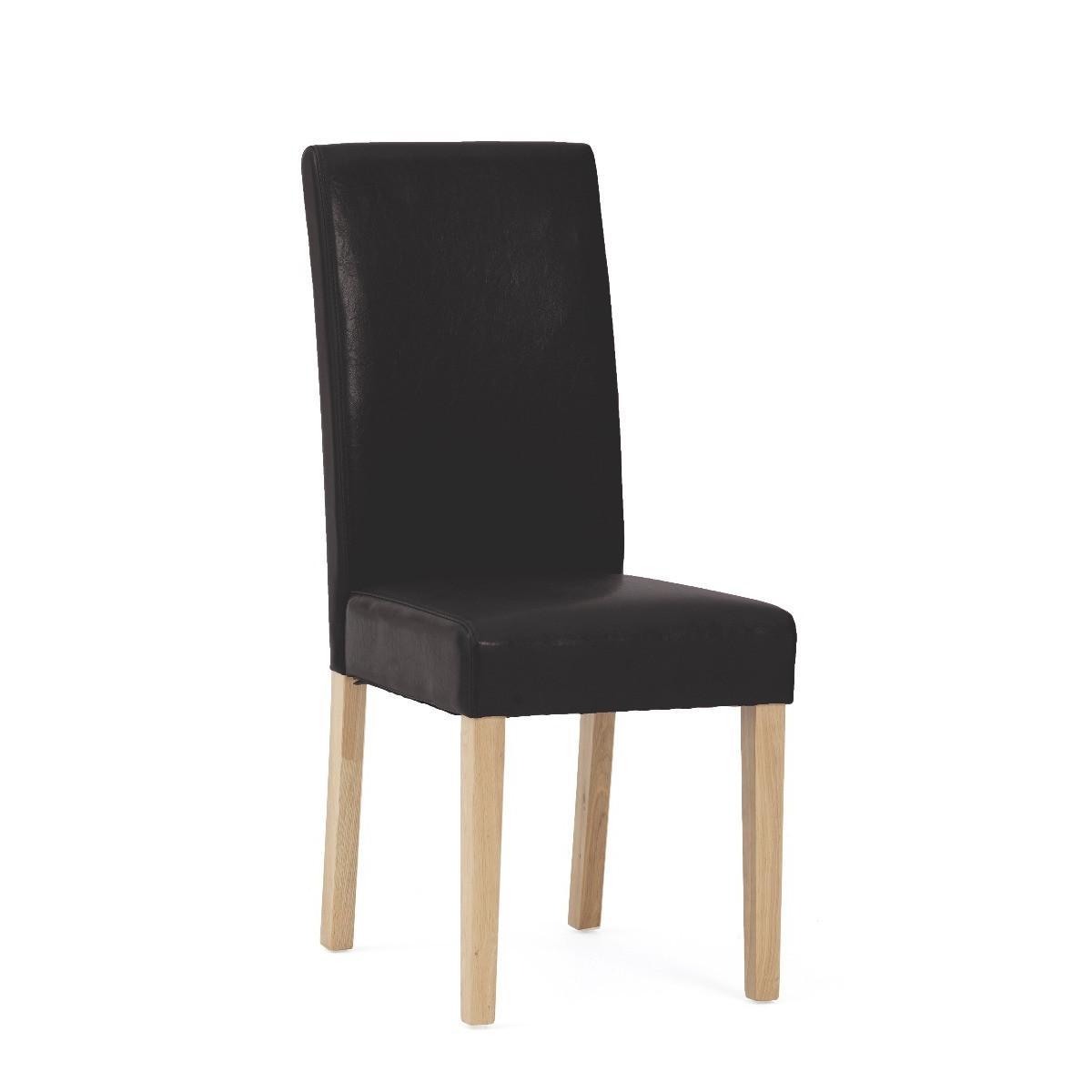 Albany Black Faux Leather Dining Chairs - Black – image 3
