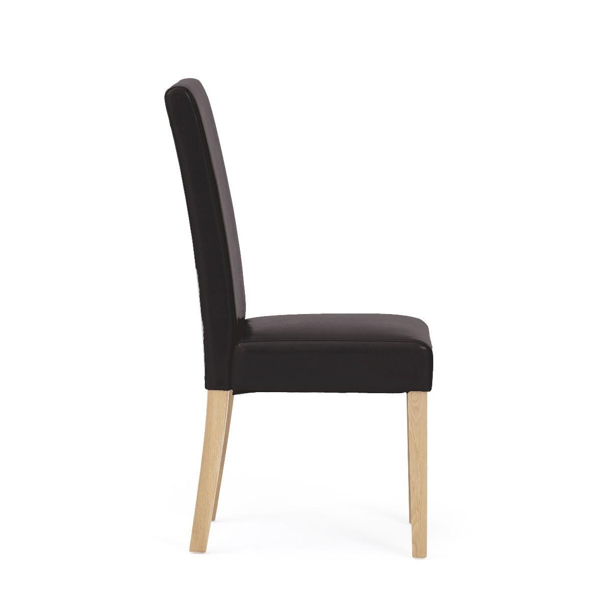 Albany Black Faux Leather Dining Chairs - Black – image 4