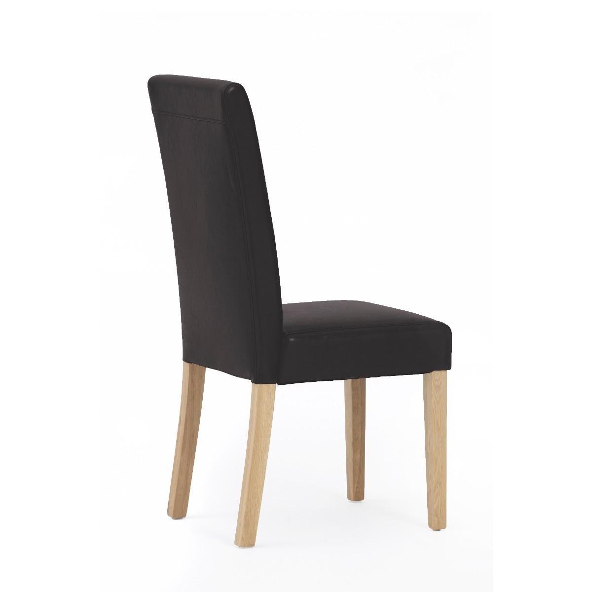 Albany Black Faux Leather Dining Chairs - Black – image 5