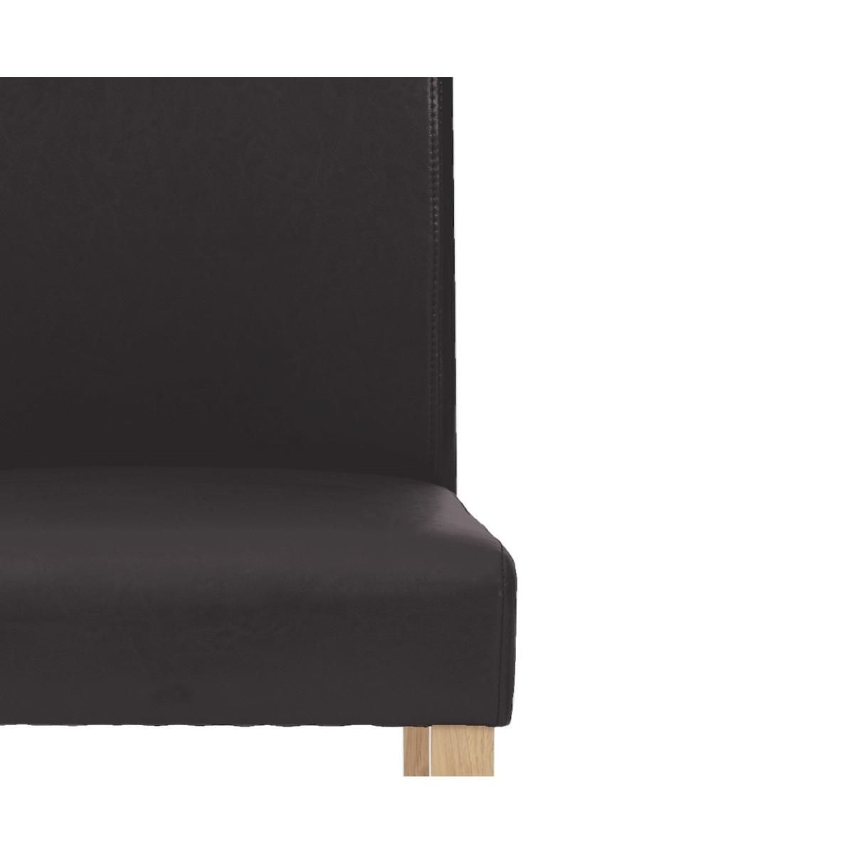 Albany Black Faux Leather Dining Chairs - Black – image 7