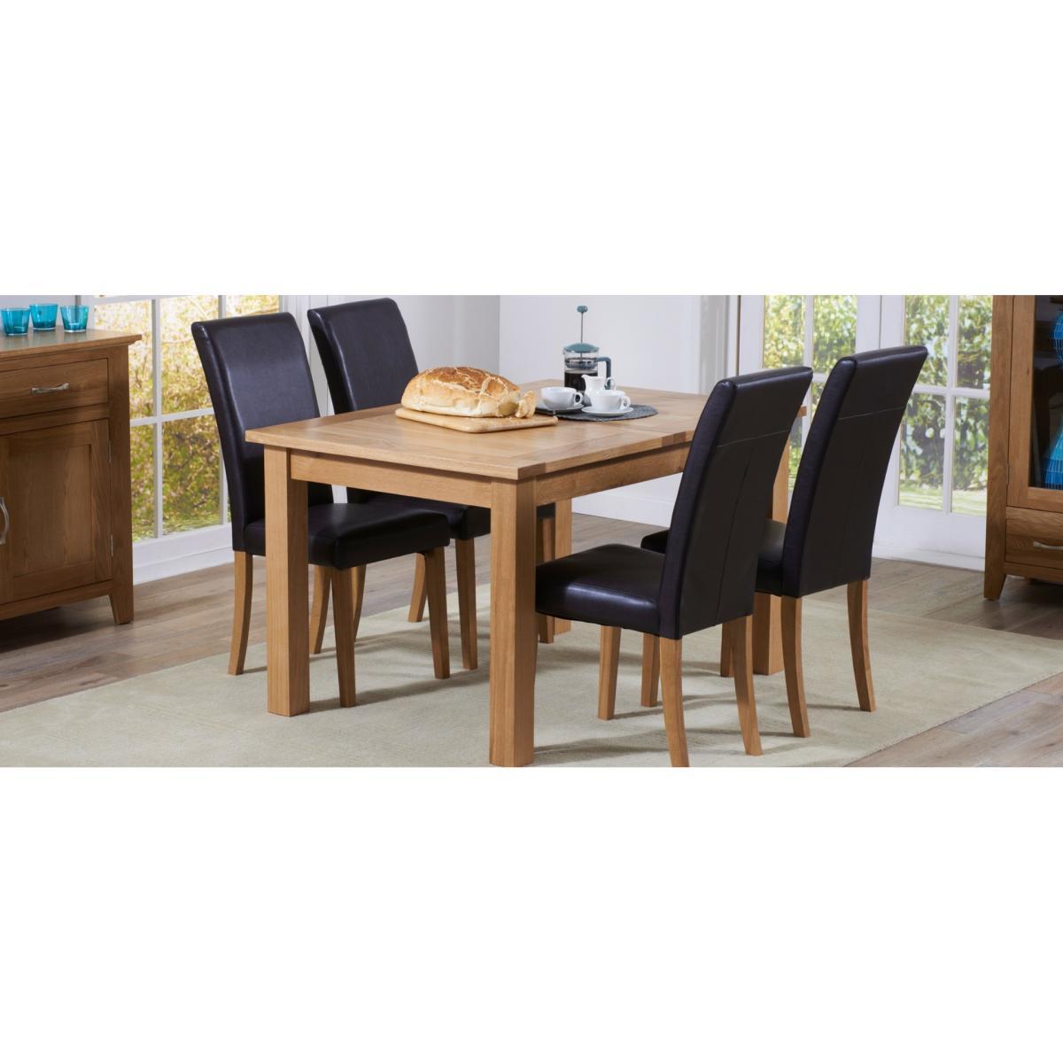Albany Black Faux Leather Dining Chairs - Black – image 10