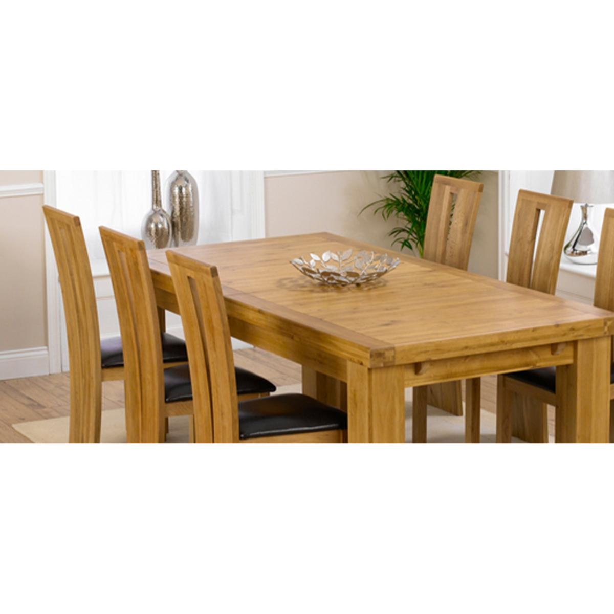 Loire 230cm Solid Oak Extending Dining Table with Montreal Chairs – image 10