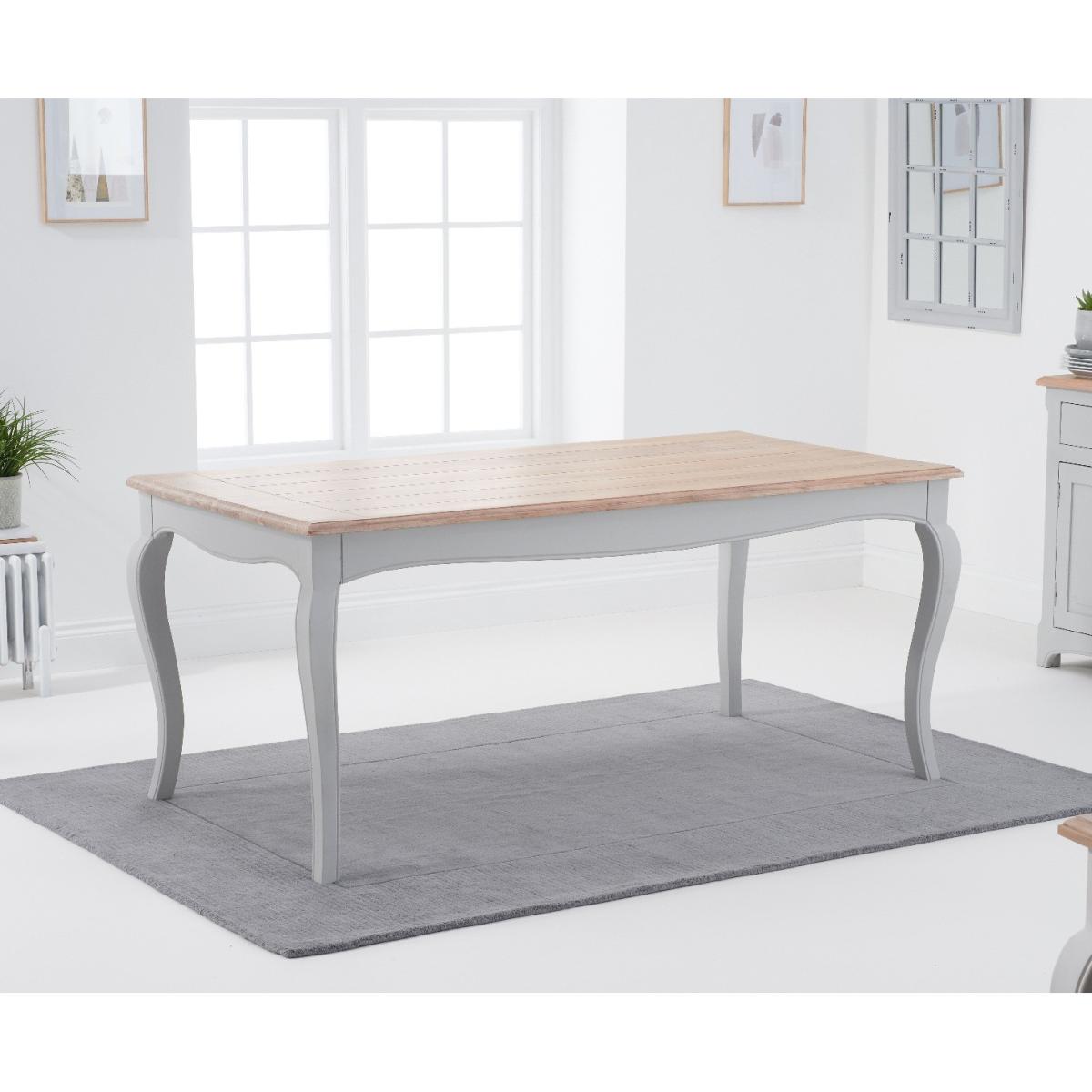 Parisian 175cm Grey Shabby Chic Dining Table with Benches – image 7
