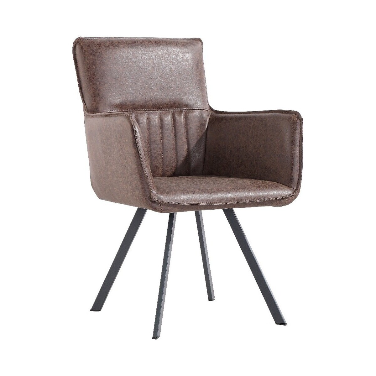 Poppy Brown Carver Chairs - Brown, 2 Chairs – image 1