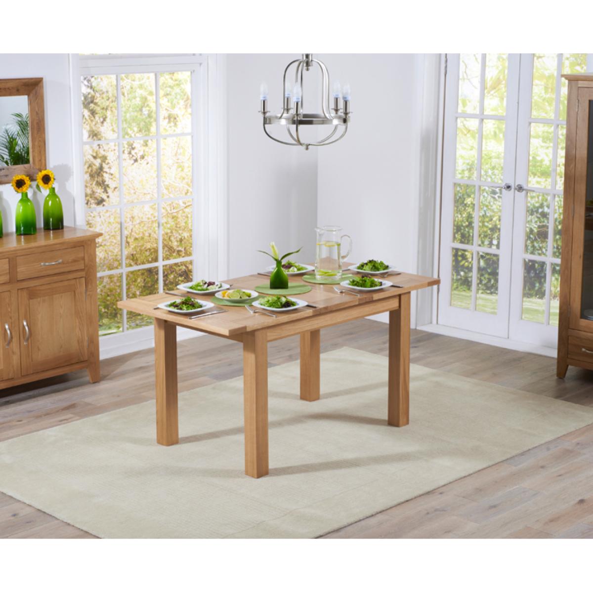 Cheadle 120cm Oak Extending Dining Table with Albany Chairs – image 5