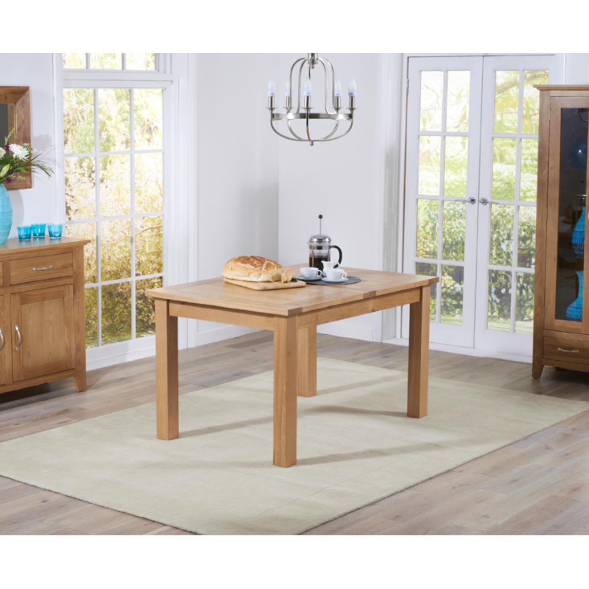 Cheadle 120cm Oak Extending Dining Table with Albany Chairs – image 7