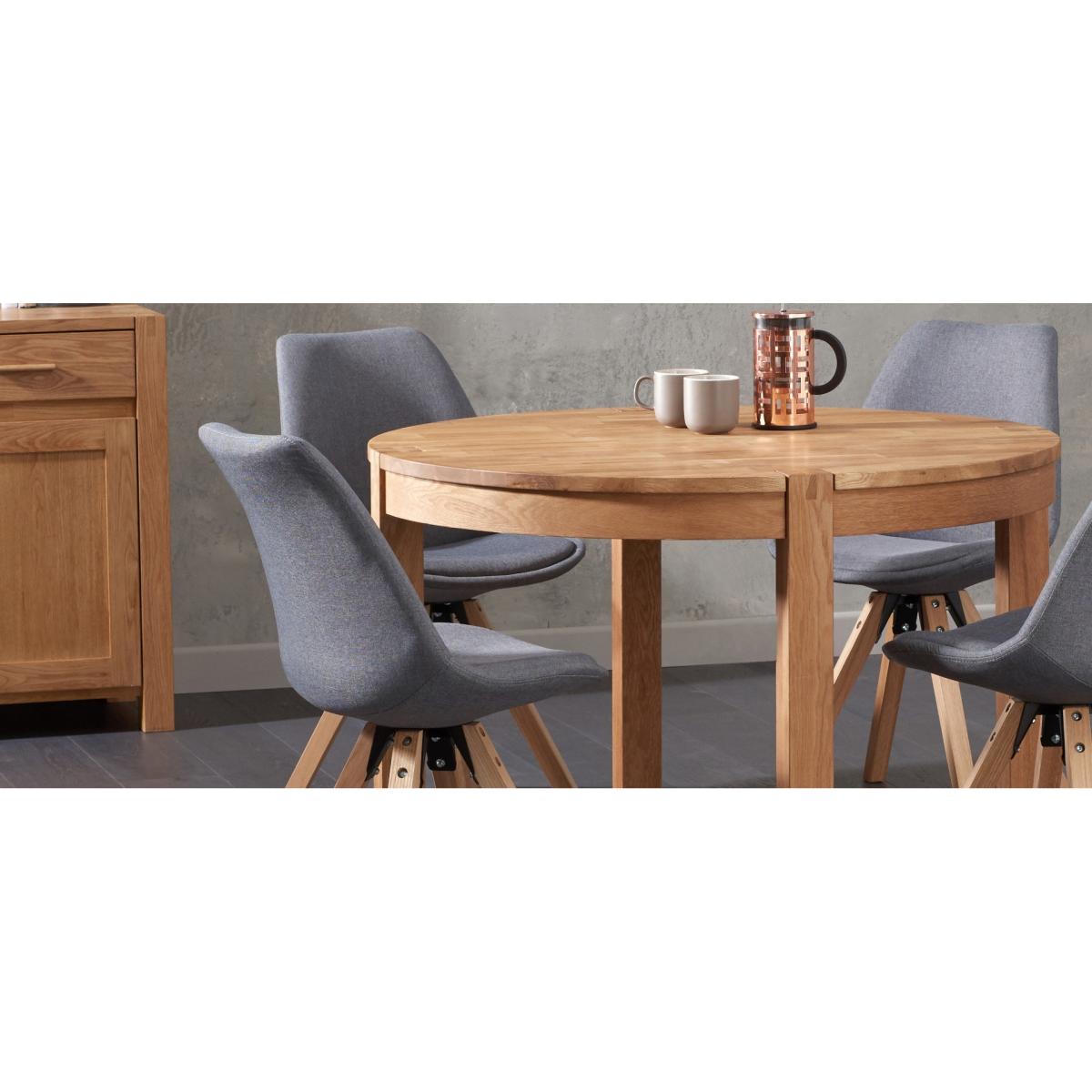 Oscar Dark Grey Fabric Square Leg Dining Chairs - Dark Grey – image 8