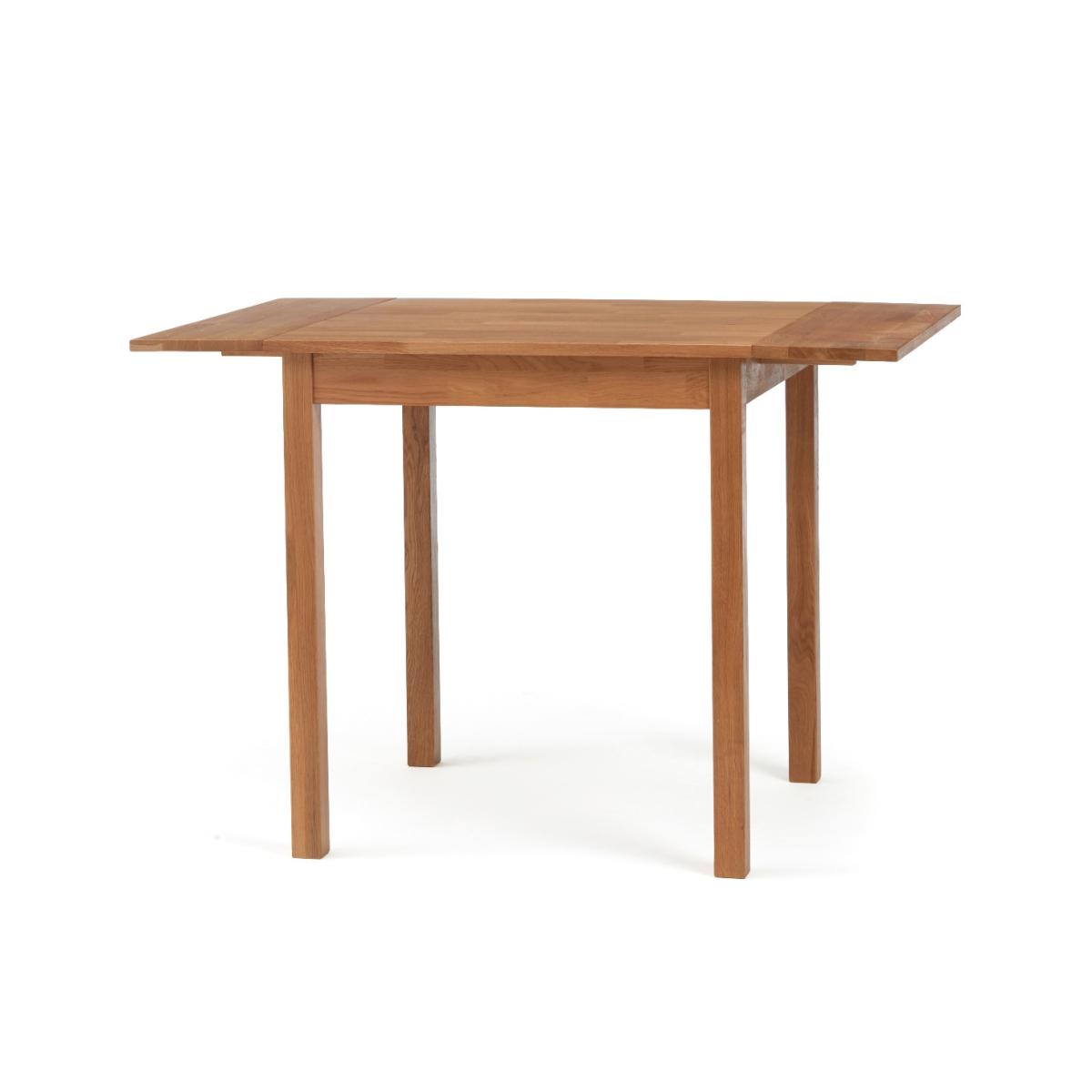 Oxford 70cm Solid Oak Extending Dining Table with Juliette Fabric Chairs - Grey, 2 Chairs – image 8