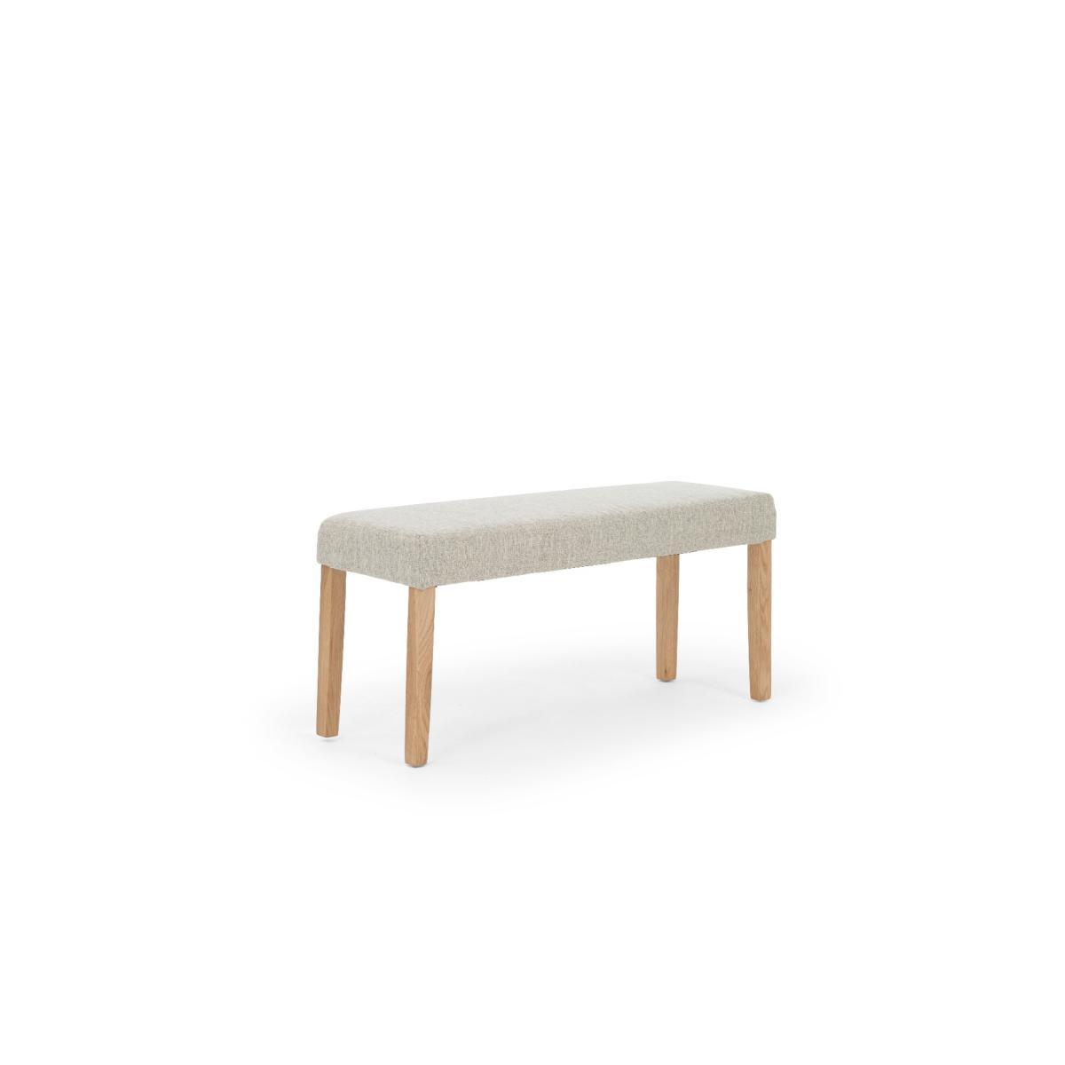 Oxford 120cm Solid Oak Dining Table with Mia Grey Benches and Mia Chairs – image 12