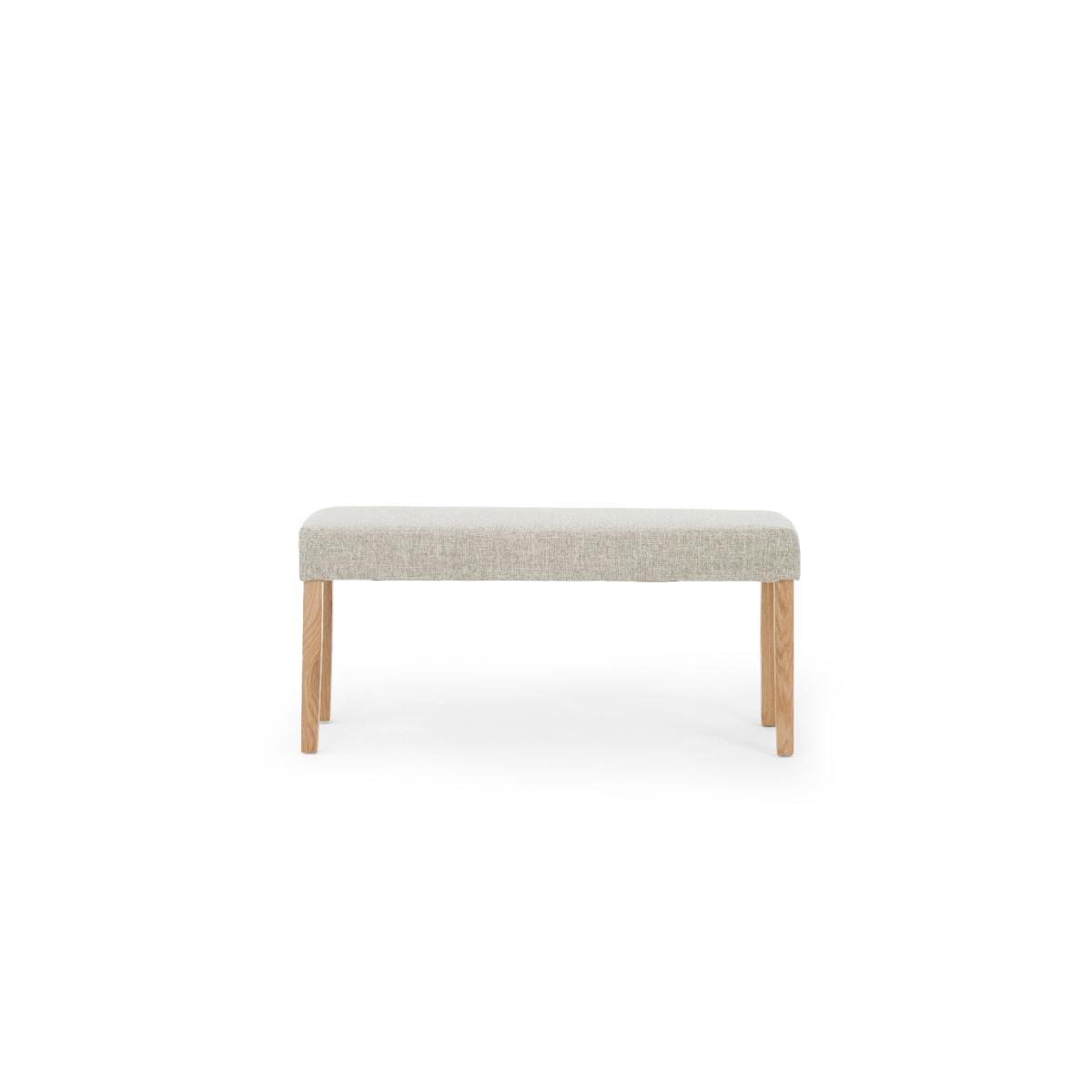 Oxford 120cm Solid Oak Dining Table with Mia Grey Benches and Mia Chairs – image 16