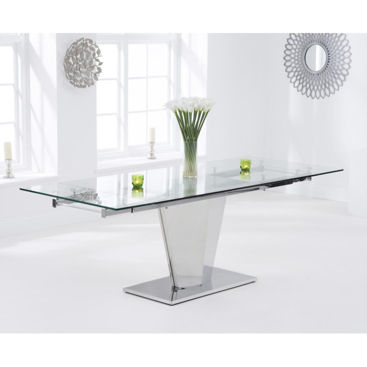 Liberty 160cm Extending Glass Dining Table with Hampstead Z Chairs - Grey, 4 Chairs – image 2